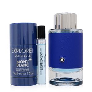 Explorer Ultra Blue For Men 3 Piece Gift Set