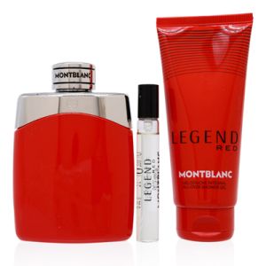 Montblanc Legend Red For Men 3 Piece Gift Set