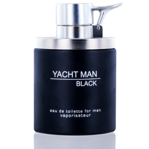 Yacht Man Black by Myrurgia For Men Eau De Toilette 3.4 OZ
